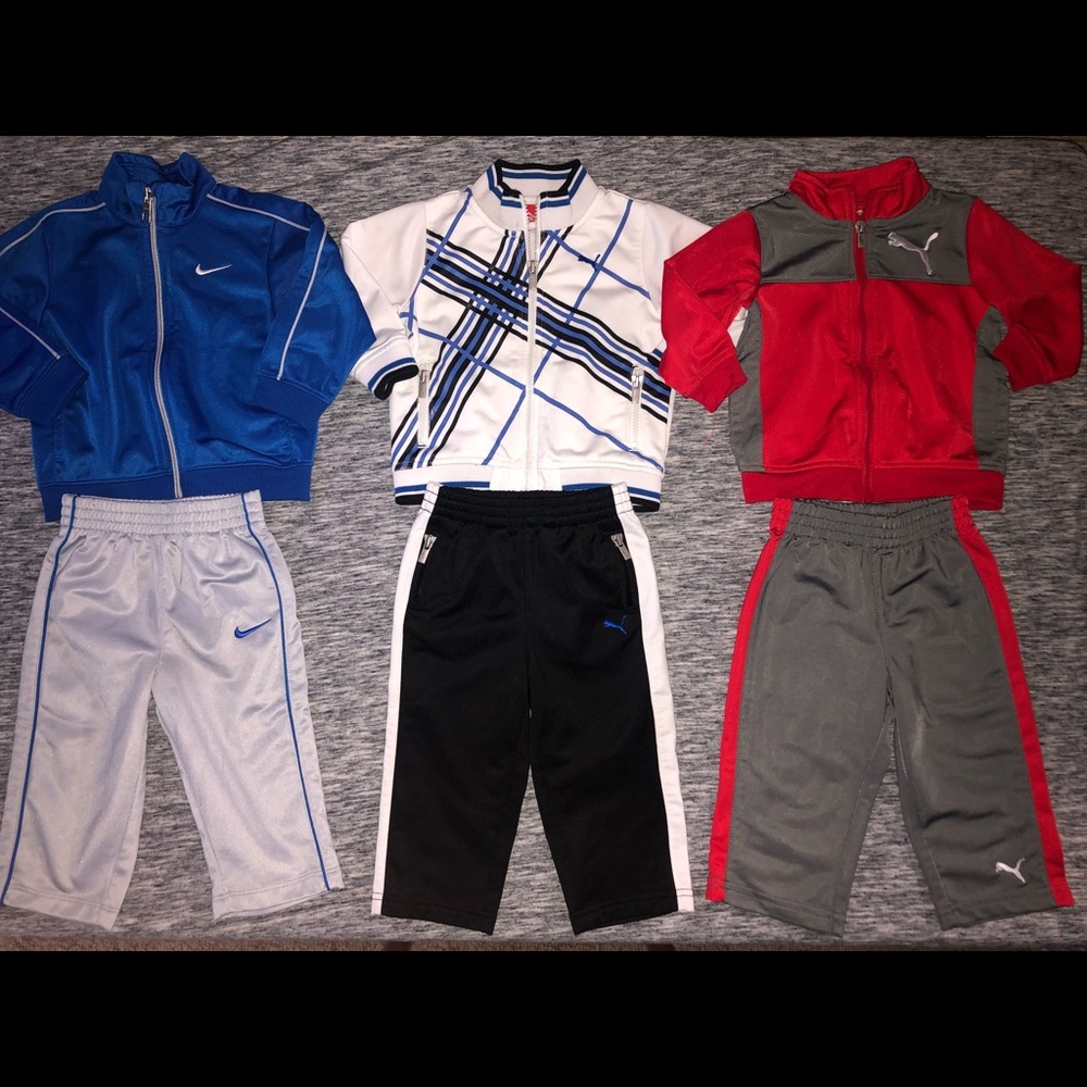 Puma and Nike 12 month outfits